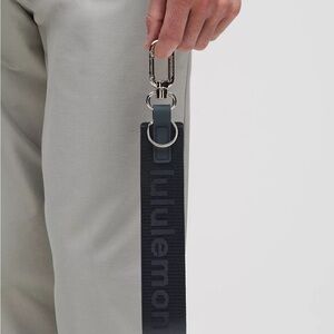 Lululemon Never Lost Keychain- Oil Grey/Black Night